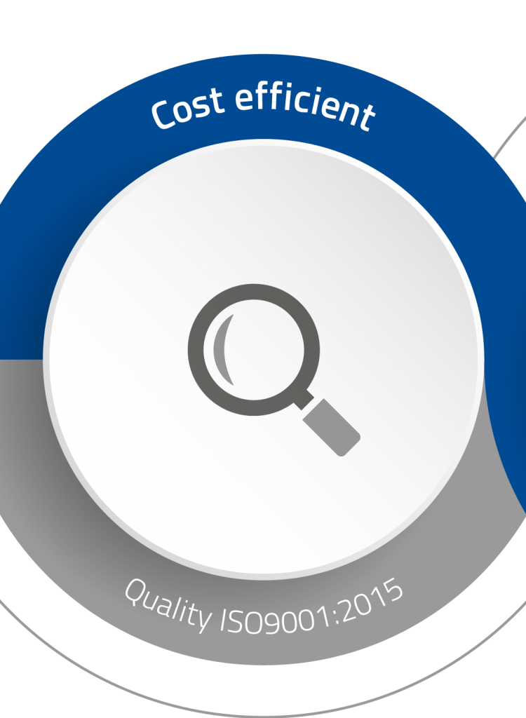 Cost efficient - Quality ISO9001:2015