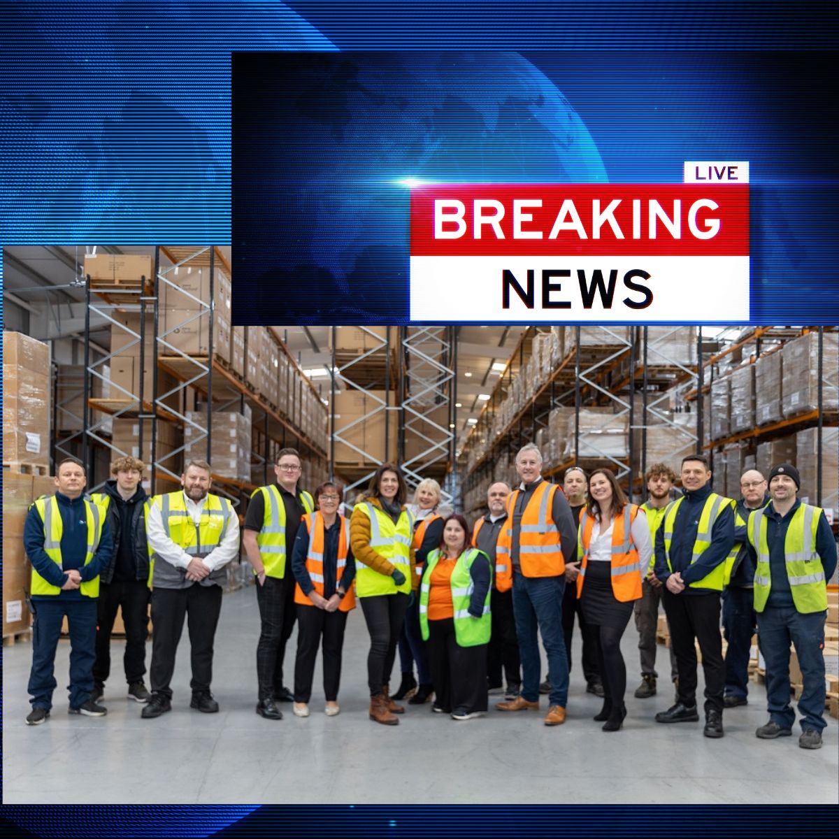 CEL Group pic in the new UK warehouse